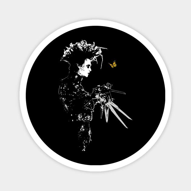 Edward Scissorhands retro Magnet by CelestialCharmCrafts